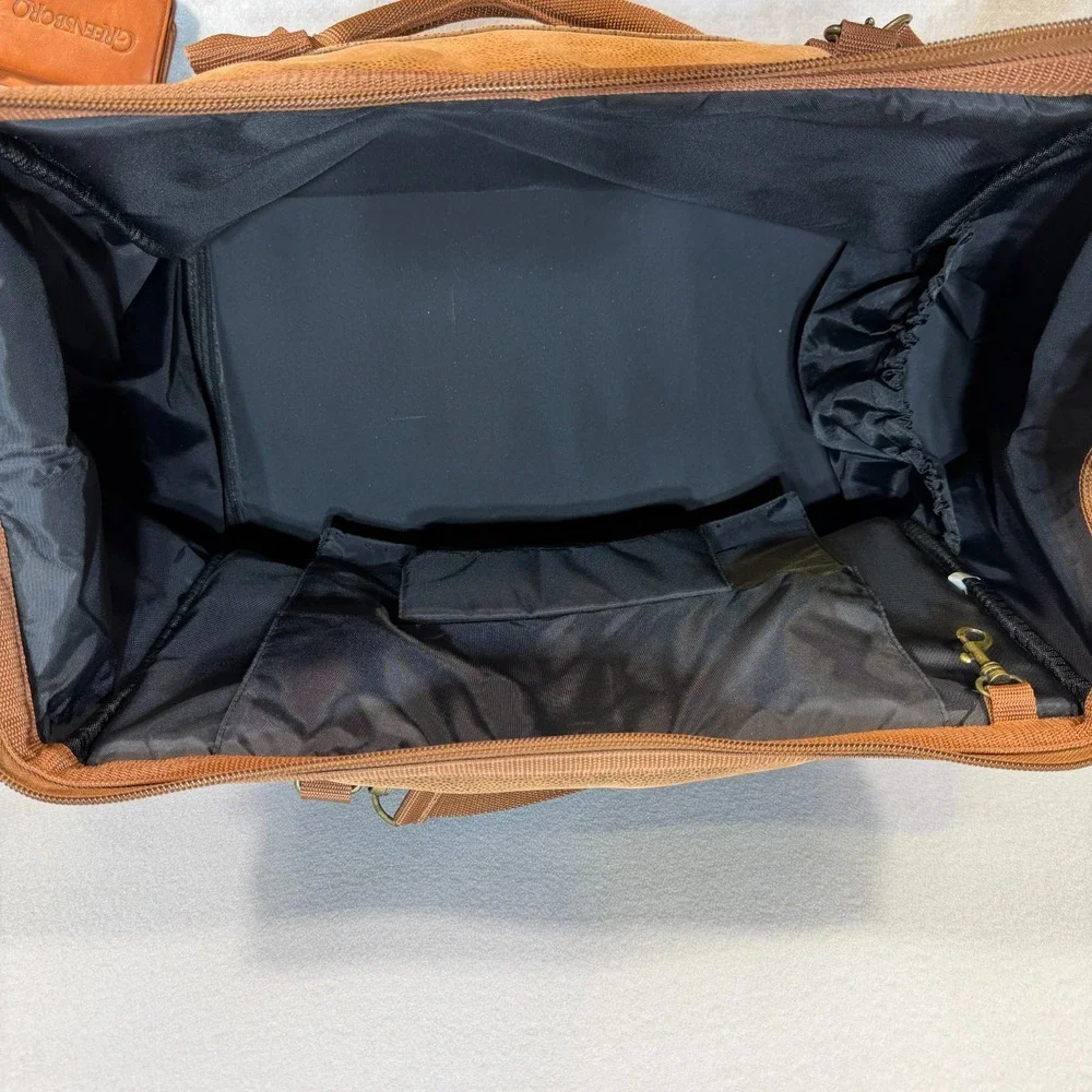 Vintage Greensboro Duffel Bag Set w/ Wallet & Keychain – 1990s Promo Travel Gear